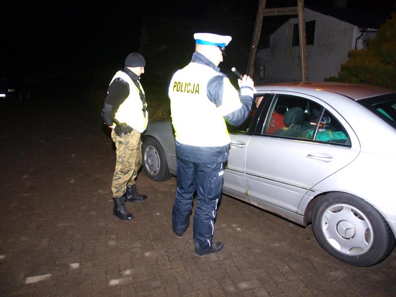 Wspólne działania Policji oraz Straży Granicznej w powiecie białogardzkim.