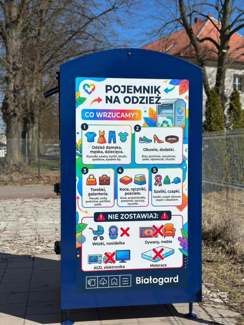 Nowe pojemniki na odzież w Białogard – krok w stronę ekologii 