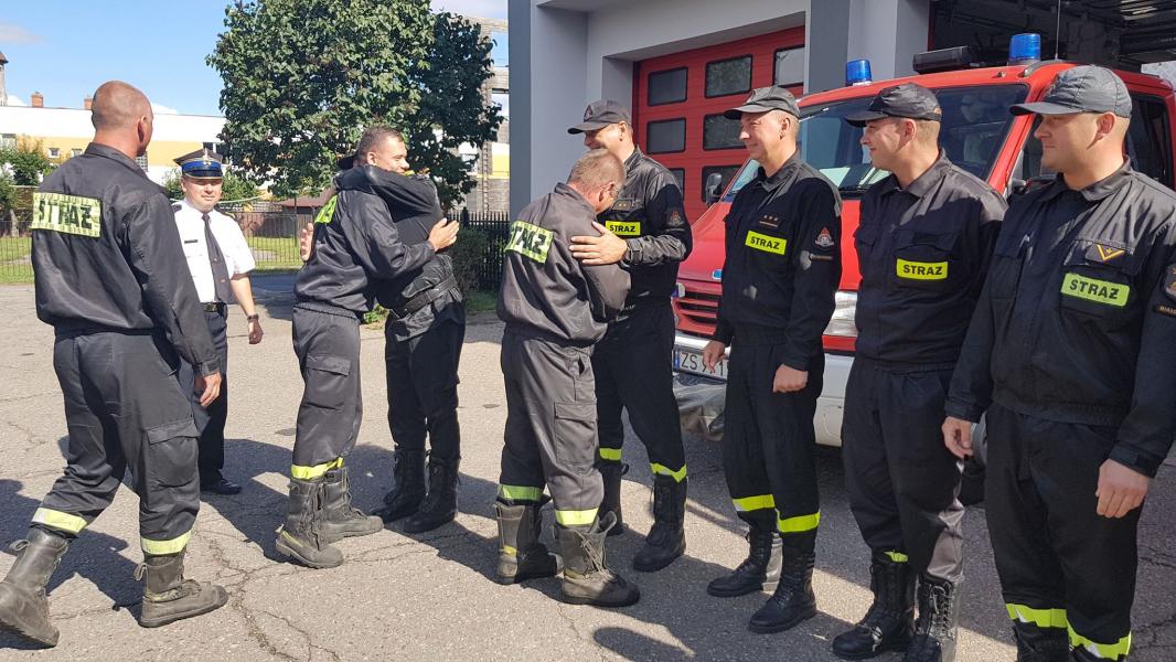 Powitanie strażaków Świnoujście i Białogard - duża porcja zdjęć!