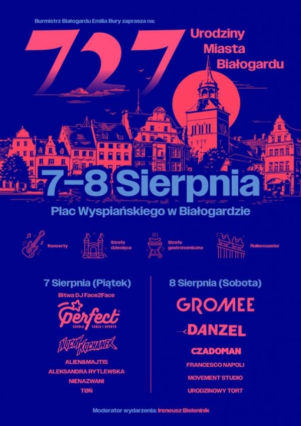 727. Urodziny Białogardu już za niespełna trzy tygodnie. Znamy program wydarzenia