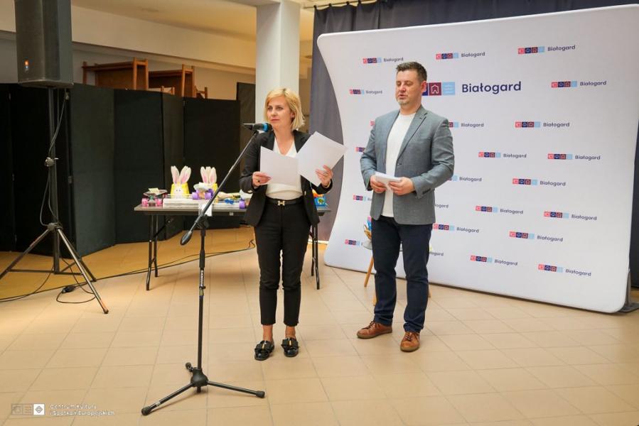 Uroczyste rozdanie nagród w konkursie na Ozdobę Wielkanocną.