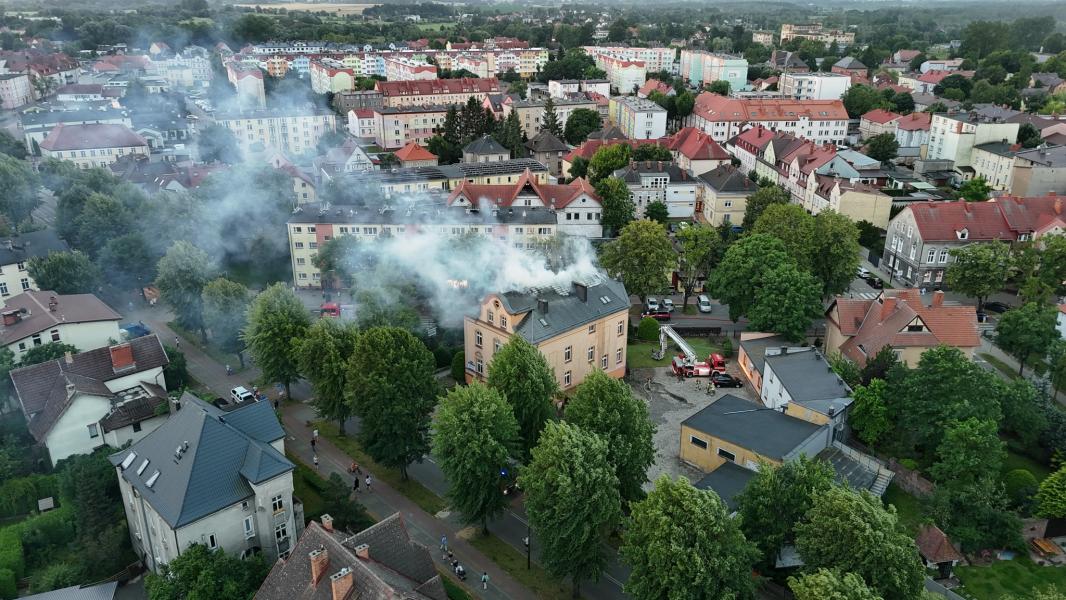 Pożar przychodni Folk - Med