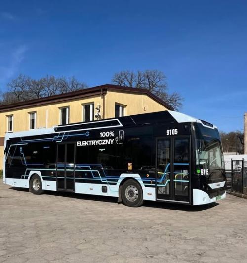 Elektryczny autobus testowany na ulicach Białogardu 