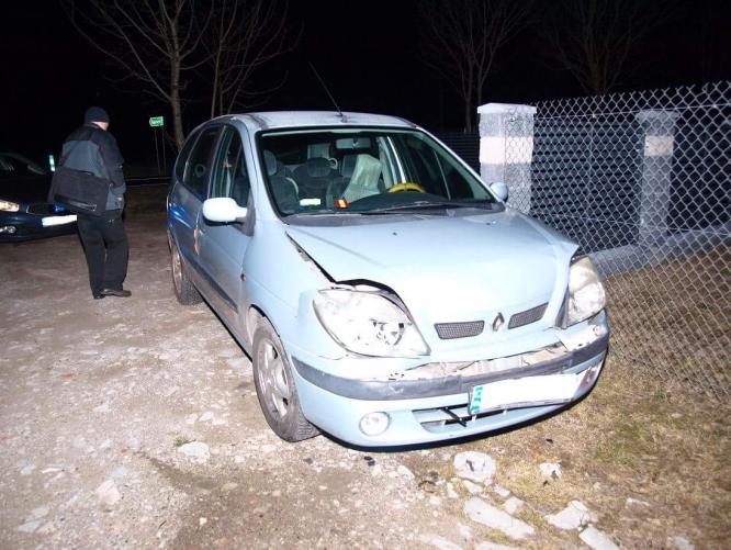 Kolizja pod Białogardem - zderzyły się dwa auta. 