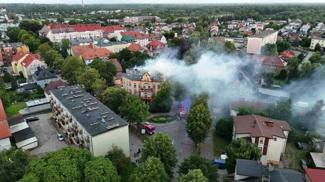 Pożar przychodni Folk - Med