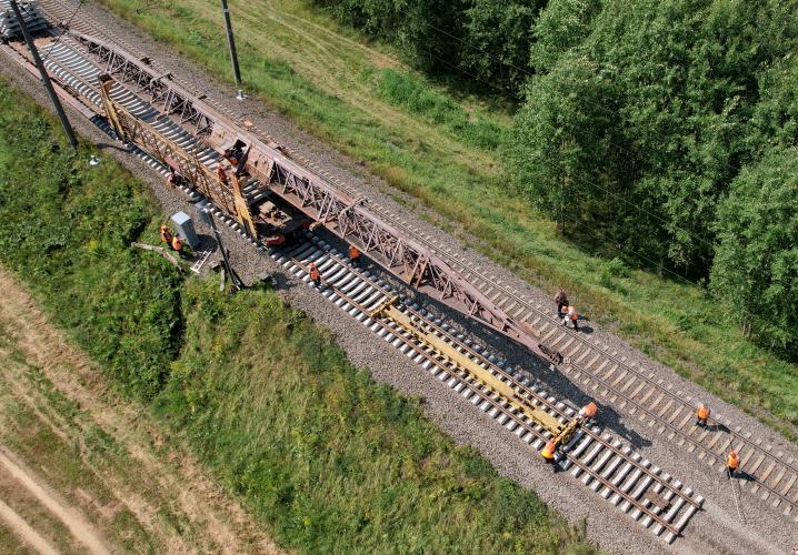 Remont torowiska na trasie Białogard-Szczecinek