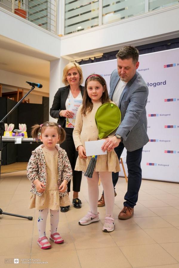 Uroczyste rozdanie nagród w konkursie na Ozdobę Wielkanocną.