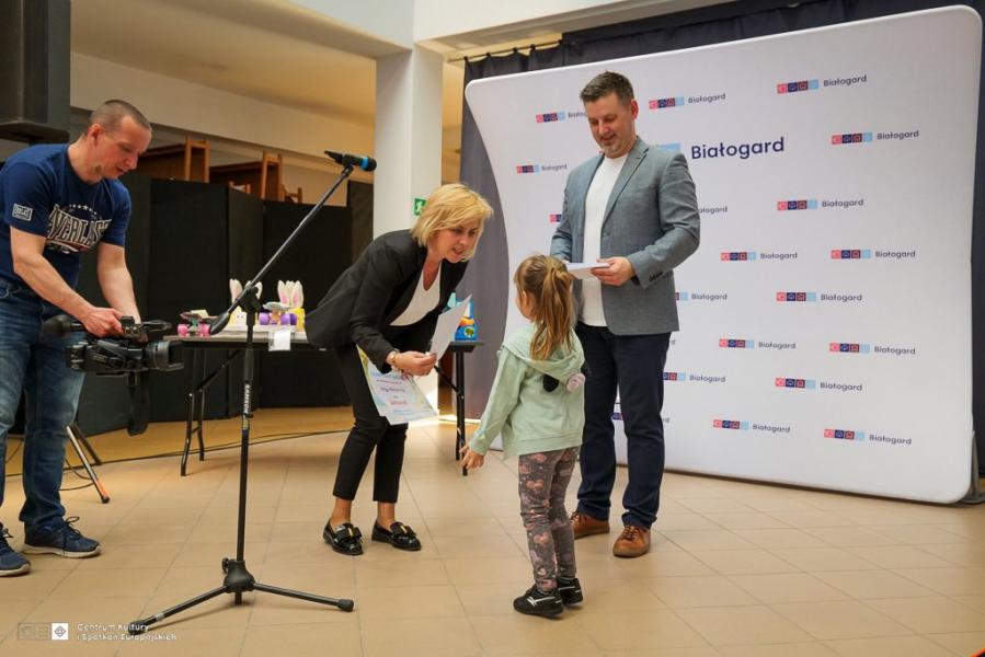 Uroczyste rozdanie nagród w konkursie na Ozdobę Wielkanocną.