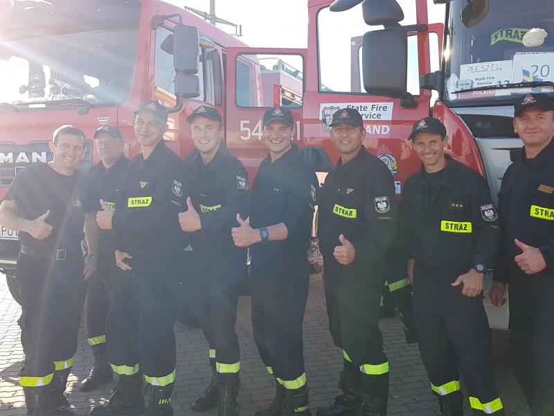 Powitanie strażaków Świnoujście i Białogard - duża porcja zdjęć!