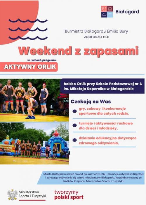 Sport, zabawa i zdrowie. Weekend z zapasami w Białogardzie 