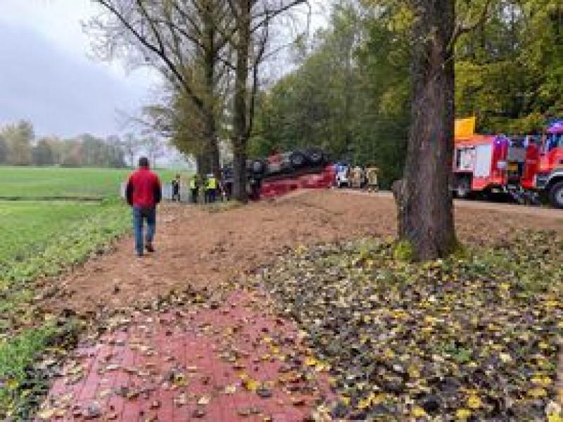 Wypadek na drodze nr 169 między Tychowem a Borzysławiem