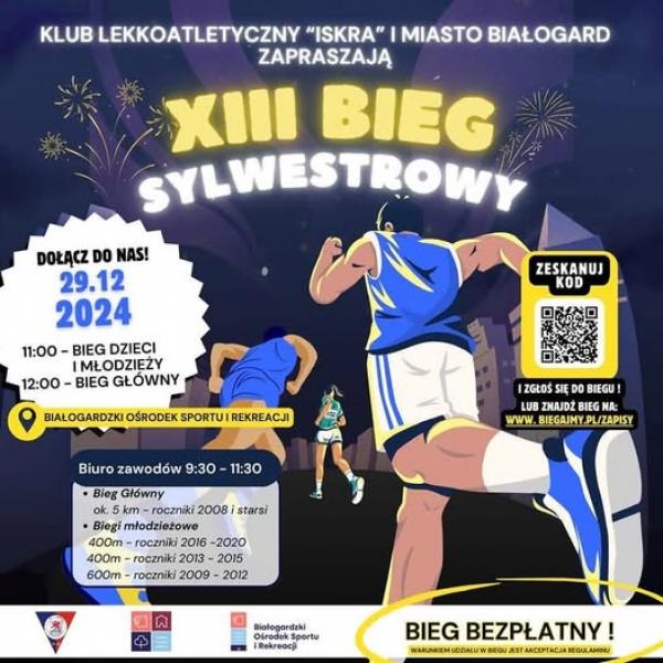 XIII Bieg Sylwestrowy – Nowy Rok przywitany na sportowo!