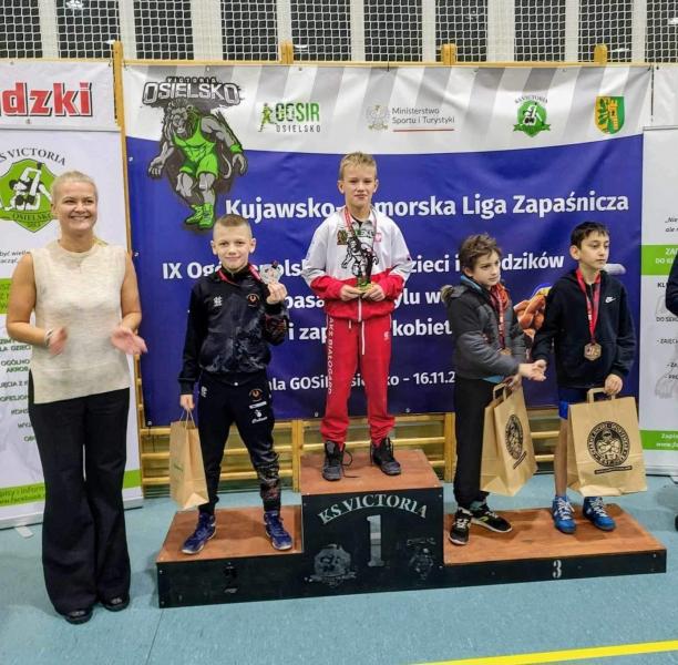 Sukces ZKS Białogard na IX Ogólnopolskim Turnieju Dzieci i Młodzików w Zapasach w Stylu Wolnym