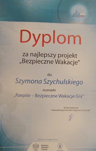 Uczeń Białogardzkiej szkoły laureatem ogólnopolskiego konkursu informatycznego.