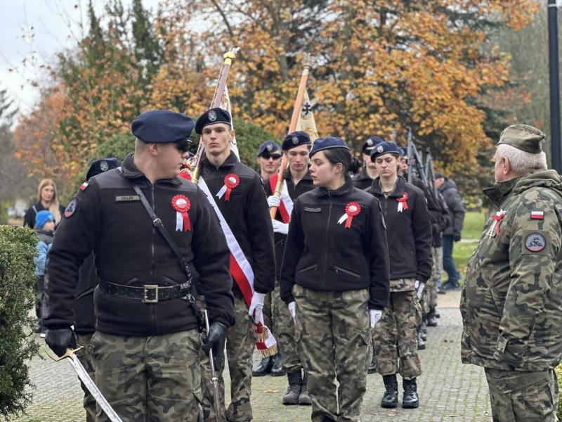Wspólne świętowanie 107. rocznicy odzyskania niepodległości w Białogardzie