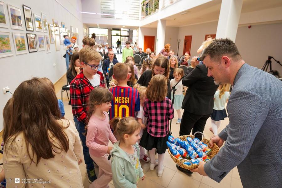 Uroczyste rozdanie nagród w konkursie na Ozdobę Wielkanocną.
