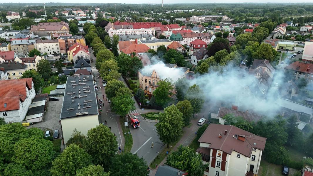 Pożar przychodni Folk - Med