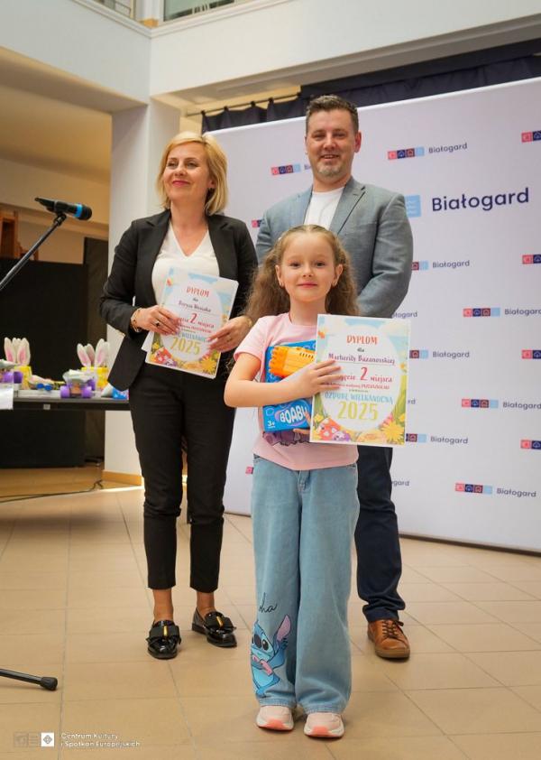 Uroczyste rozdanie nagród w konkursie na Ozdobę Wielkanocną.