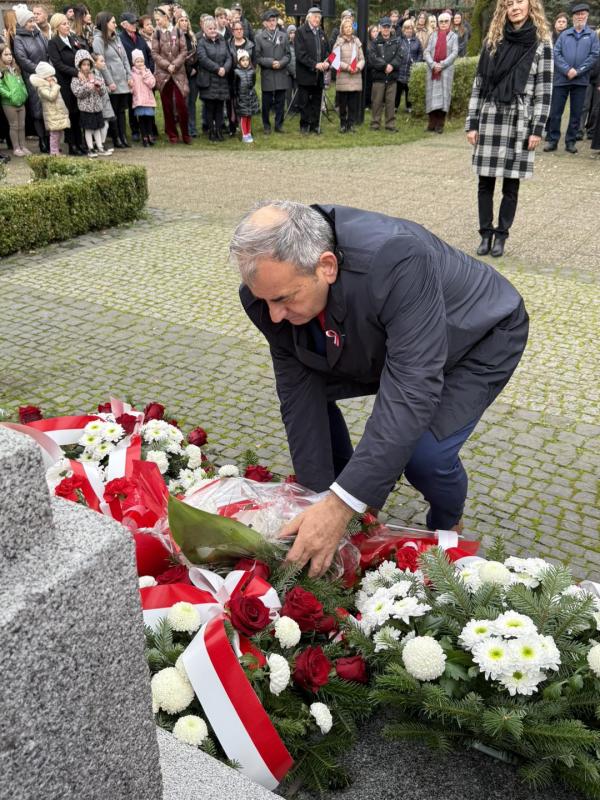 Wspólne świętowanie 107. rocznicy odzyskania niepodległości w Białogardzie