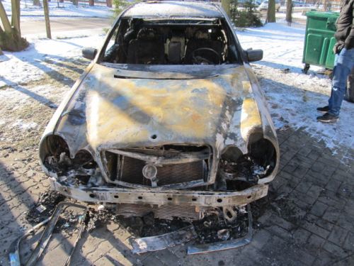 Pożar samochodu w Białogardzie 
