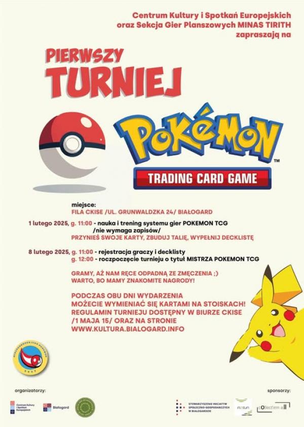 Pierwszy turniej Pokémon TCG w Białogardzie 