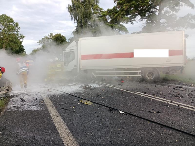 Tragiczny wypadek koło Białogardu, zginęły dwie osoby