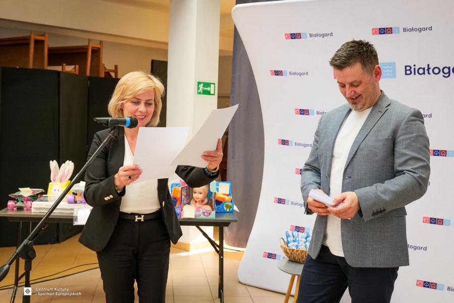 Uroczyste rozdanie nagród w konkursie na Ozdobę Wielkanocną.