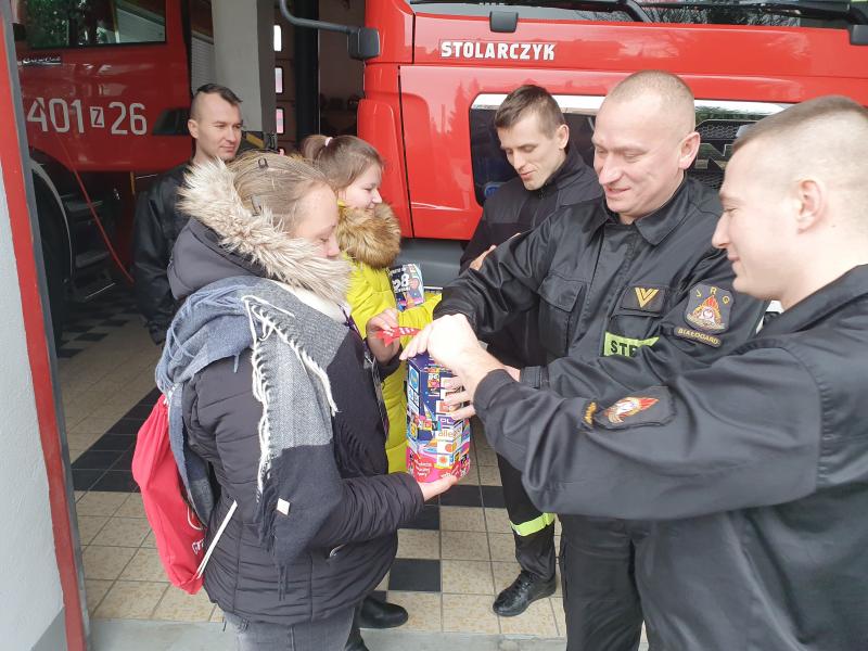 Strażacy z PSP Białogard wspierają 28. Finał Wielkiej Orkiestry Świątecznej Pomocy