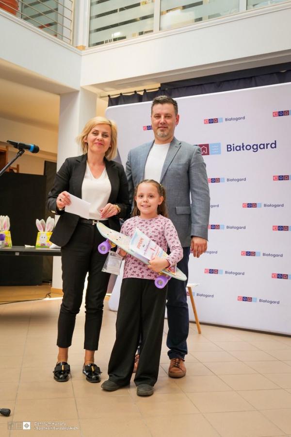 Uroczyste rozdanie nagród w konkursie na Ozdobę Wielkanocną.