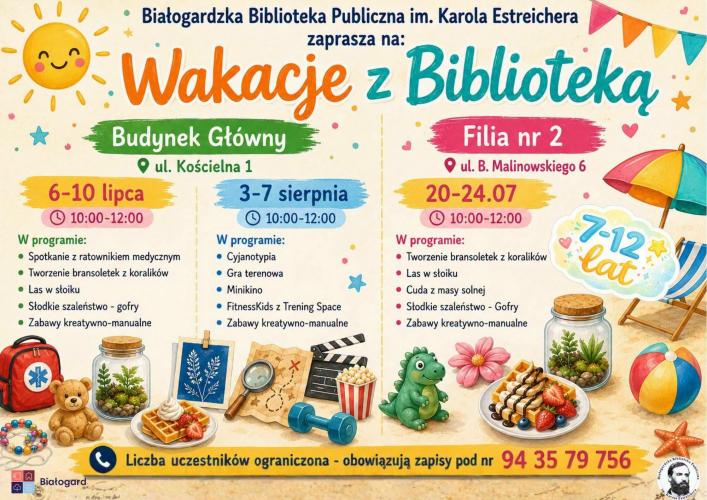 Przed nami druga połowa wakacji. Dzieci mogą liczyć na wiele atrakcji 