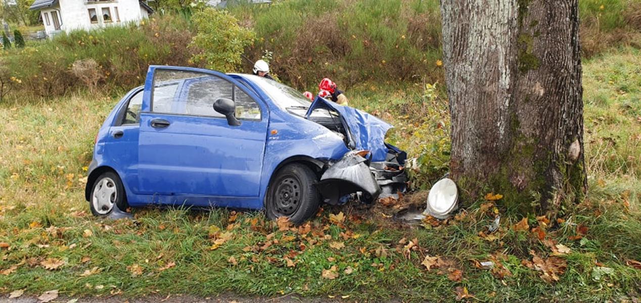 Wypadek drogowy pod Białogardem