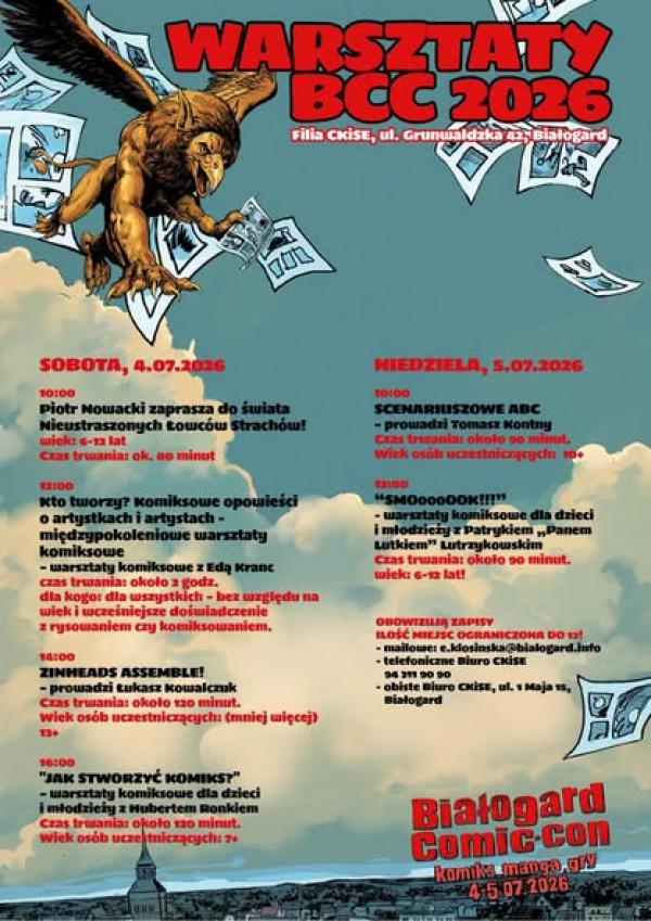 Białogard Comic Con już 4–5 lipca. Przed nami dwa dni pełne komiksowych atrakcji
