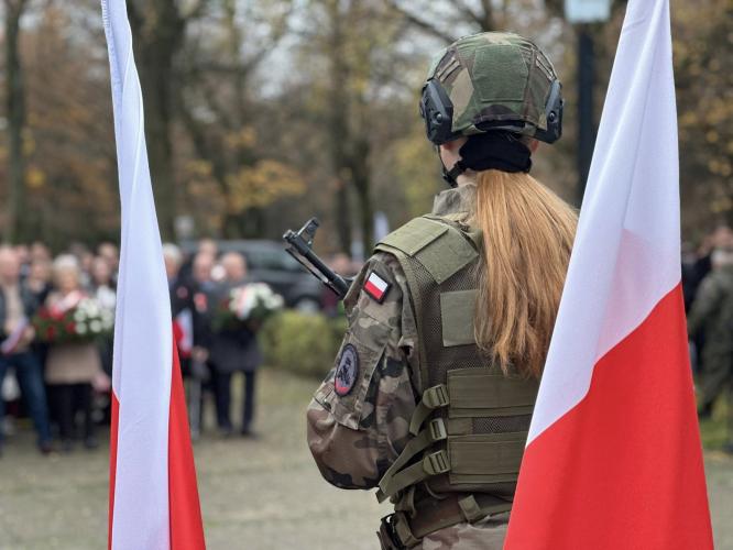 Wspólne świętowanie 107. rocznicy odzyskania niepodległości w Białogardzie