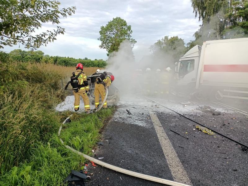 Tragiczny wypadek koło Białogardu, zginęły dwie osoby