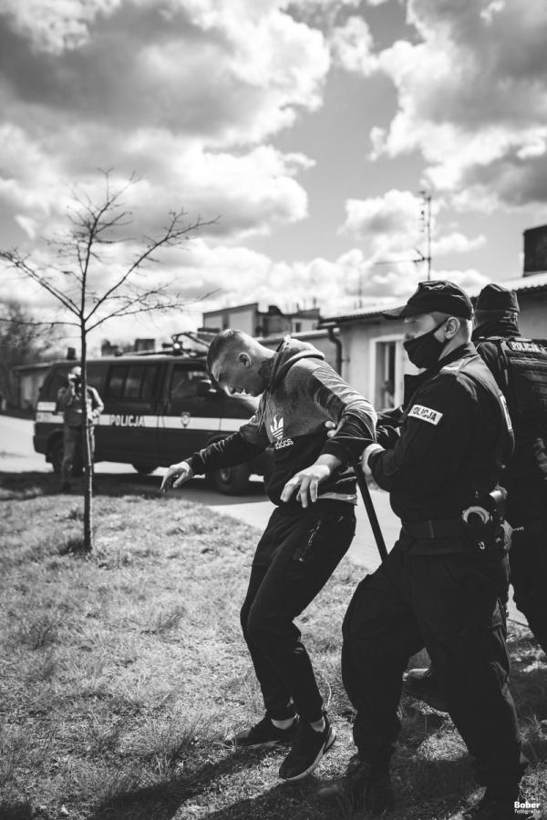 Protest kibiców w Białogardzie - fotoreportaż.