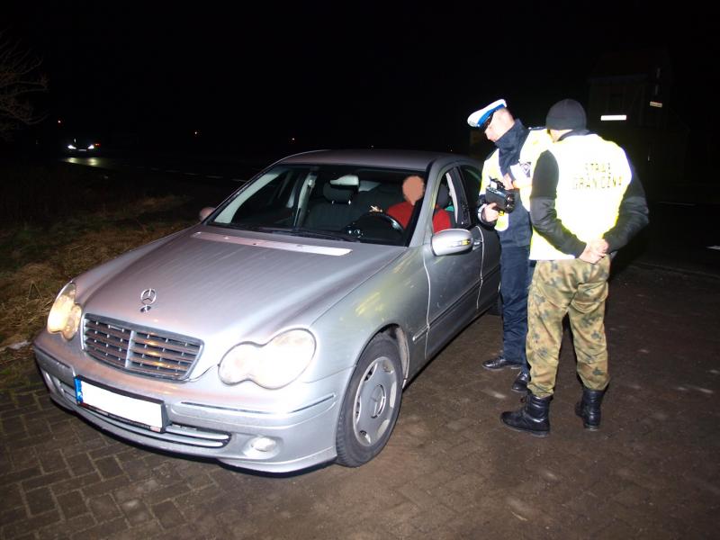 Wspólne działania Policji oraz Straży Granicznej w powiecie białogardzkim.