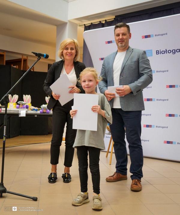 Uroczyste rozdanie nagród w konkursie na Ozdobę Wielkanocną.