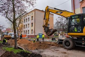 Trwają prace nad przebudową ul. Grunwaldzkiej